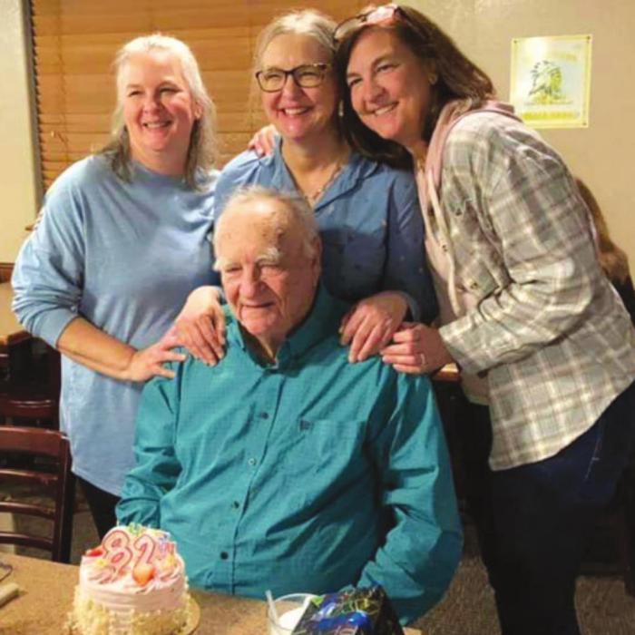 Devon Boehnke celebrated his birthday with his three daughters, Dana Kulak, Beth Field and April Pospisil recently.