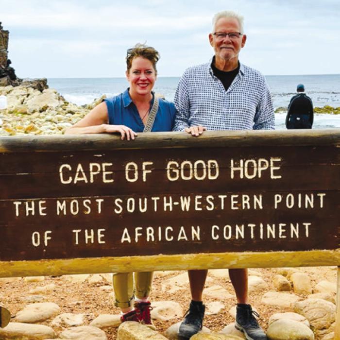 Elizabeth and John Binning of West Point at the Cape of Good Hope.