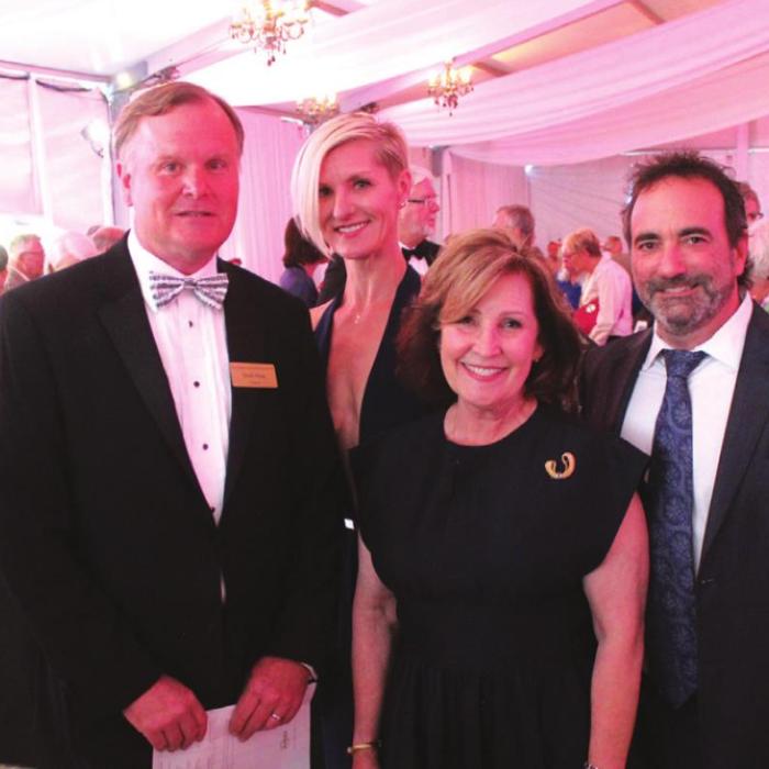 Mark Elvig, Zuzana Kastleman, Katrina Elvig and Jim Kastleman. Mark and Katrina were the Gala Co-Chairs. Photo by Jeff Wick
