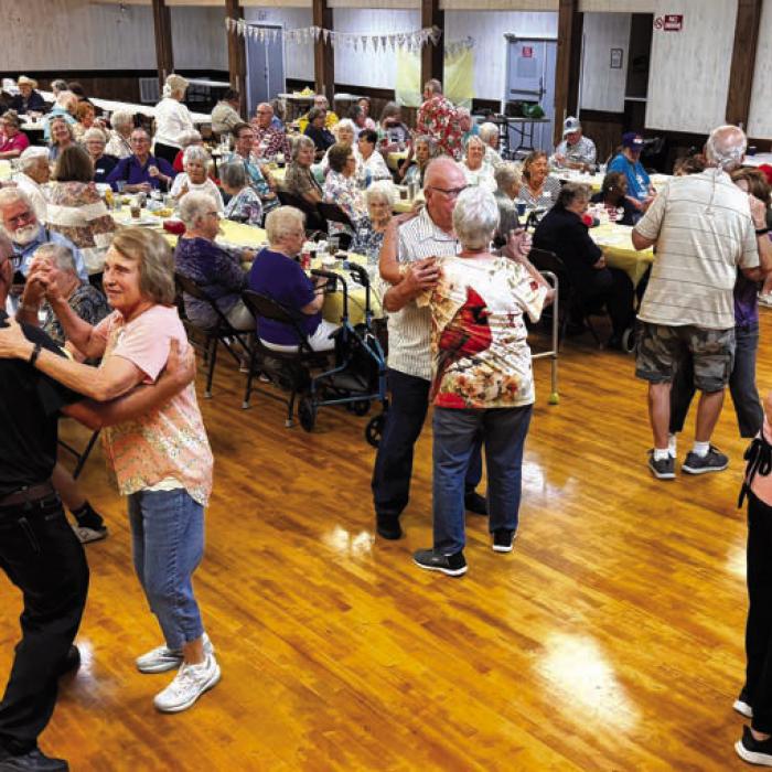 Many couples enjoyed dancing to the music of Vic Rodriguez at our Ice Cream Social in July. Over 160 people were in attendance at the KC Hall in Schulenburg.
