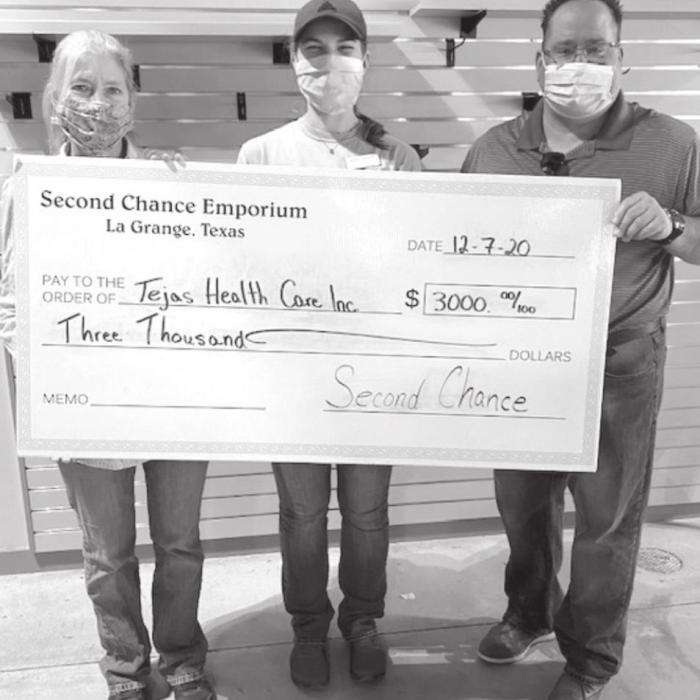 Tejas Receives Donation