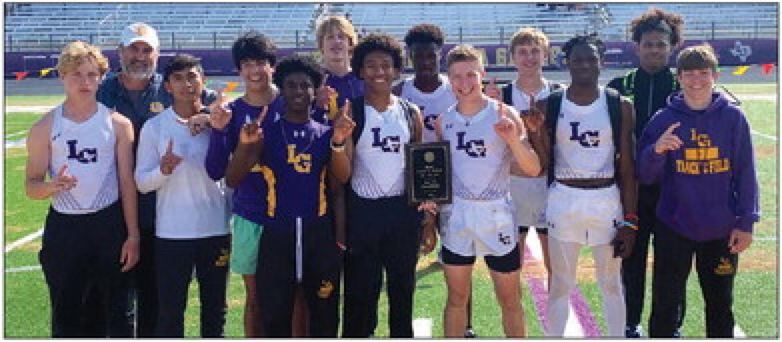 Leps Win Area Track Title; Busload Headed to Regionals