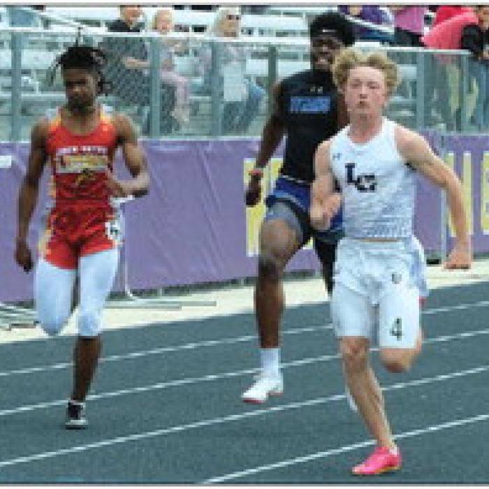 Leps Win Area Track Title; Busload Headed to Regionals