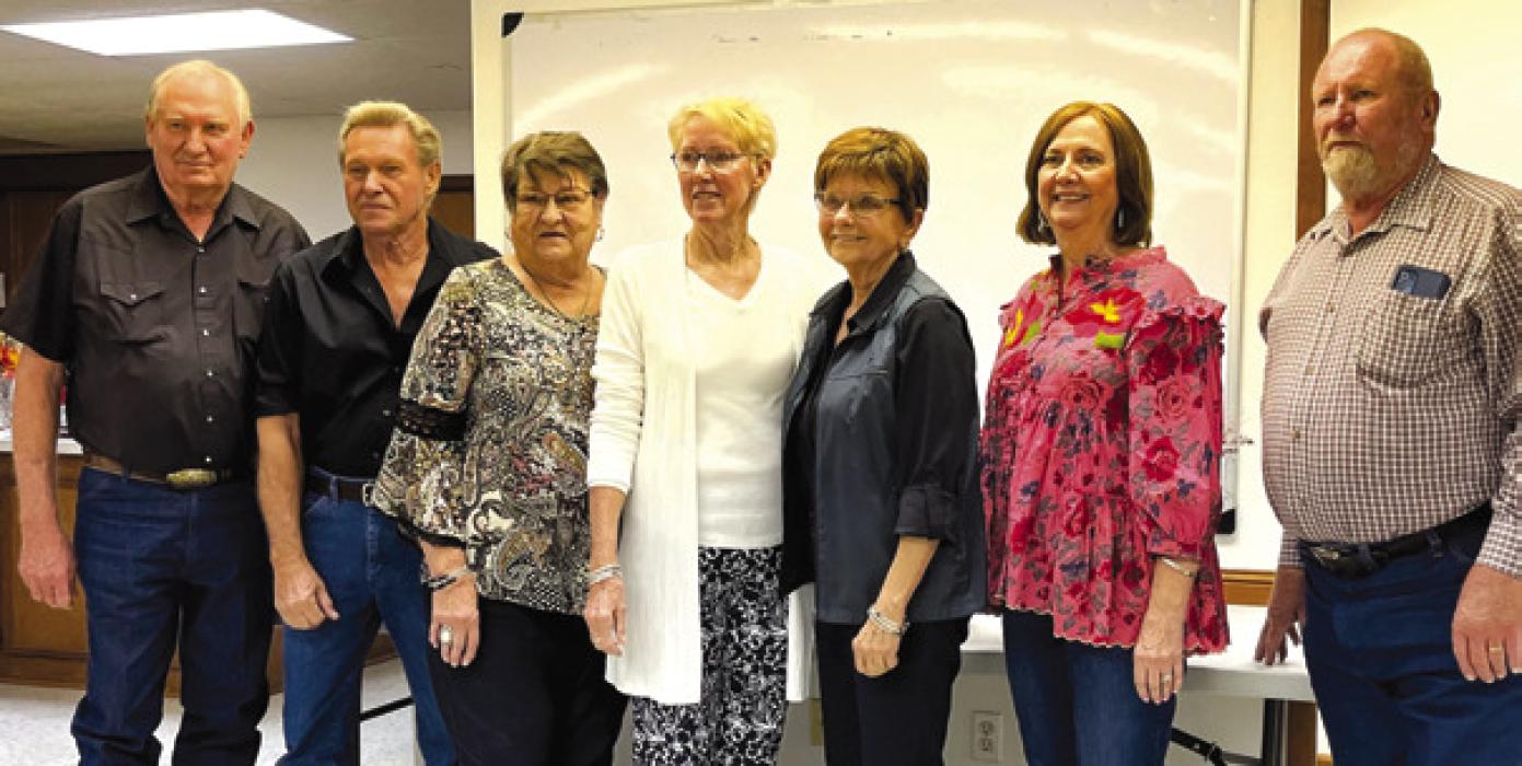 Pictured are students of the RT-C class of 1967-Roger Schulze, Tommie Fricke, Sandra Krause Beetner, Doris Aschenbeck Wolf, Fritzi Ullrich Jones, June Fricke Kelm and Clinton Rohde.