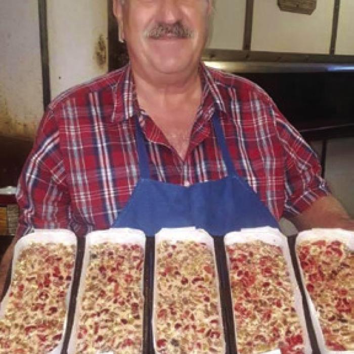 Larry Faldyn, left in his younger days, and right more recently.