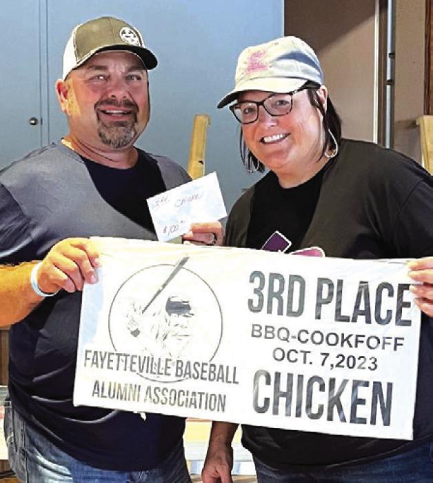 Fayetteville Baseball Alumni BBQ CookOff & Cornhole Winners