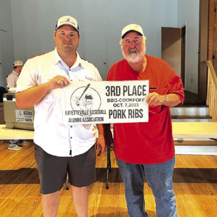 Fayetteville Baseball Alumni BBQ CookOff & Cornhole Winners