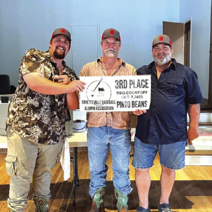 Fayetteville Baseball Alumni BBQ CookOff & Cornhole Winners