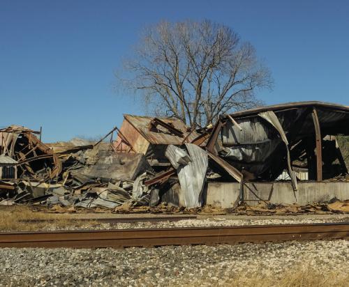 Fire Destroys Old LG Plastics Warehouse