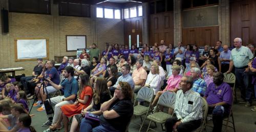 Well over 100 people attended the City of La Grange’s open house for its Parks, Recreation, Open Spaces and Trails Master Plan last Thursday, June 26. Photo by Andy Behlen
