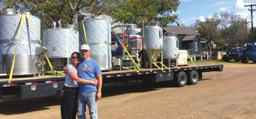 Round Top Brewing’s New Vats Arrive