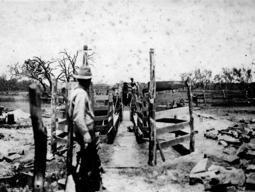 Dipping vat probably located in the Bluff area. Photo courtesy of the Fayette Heritage Museum and Archives
