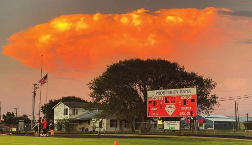Even the Clouds Are Shorthorn Orange