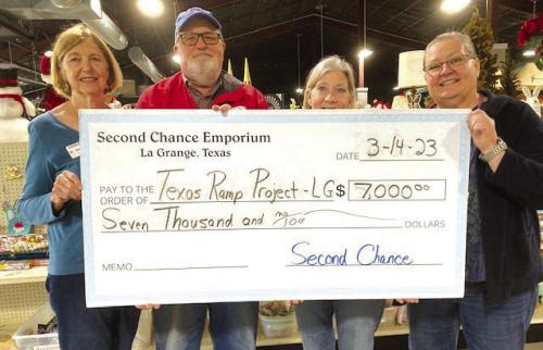 Non-Profits Receive Second Chance Donation