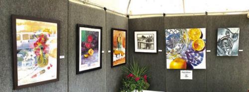Allyson Hoffmann’s paintings and drawings.