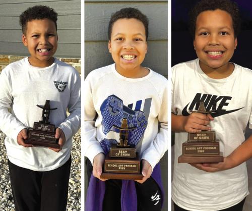 Amari Rhodes recently won Best of Show at the La Grange ISD Art Show. He has received the Best of Show award for three consecutive years.