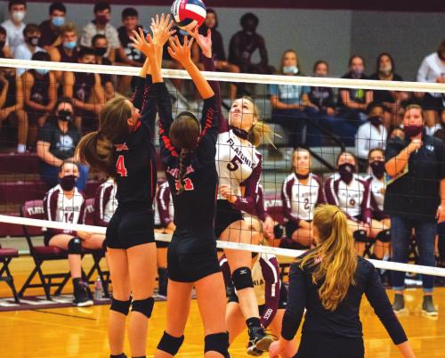 Volleyball: Lady Horns, RT-C, Fayetteville Win