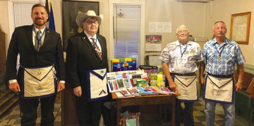 Masonic Lodge Brothers Make Donation