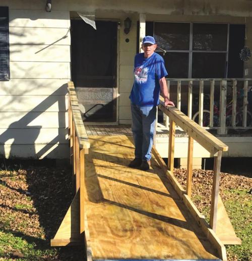 Ramp Project in Schulenburg
