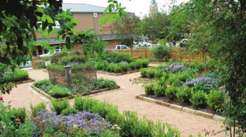 Grant funds will be used to replace deteriorating signage throughout the Texas Quilt Museum’s 19th-century period garden on the square in downtown La Grange