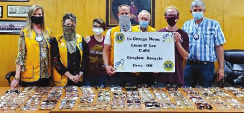 LG Noon Lions, Leo Club Collect Glasses