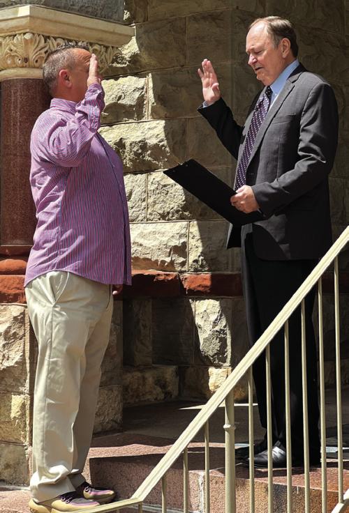 New Chairman Sworn In