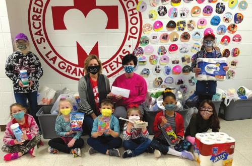Sacred Heart Donates to Animal Shelter