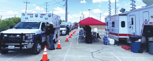 Fayette EMS Crew Helps Hurricane Recovery