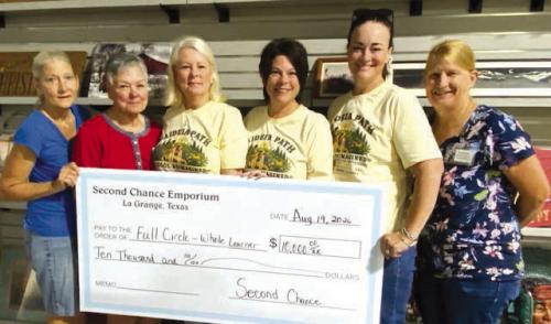 Second Chance Donates to Full Circle