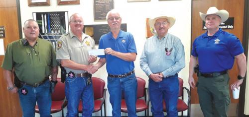Deputy Santa Program Receives Donation