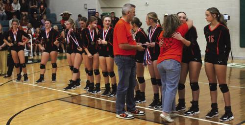 State Bronze for the Lady Horns