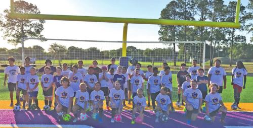 77 Kids Participate in Leopards Summer Soccer Camp