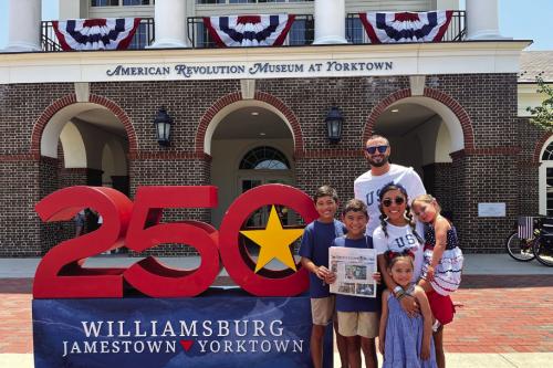 Record Visits Important Early U.S. Historic Sites