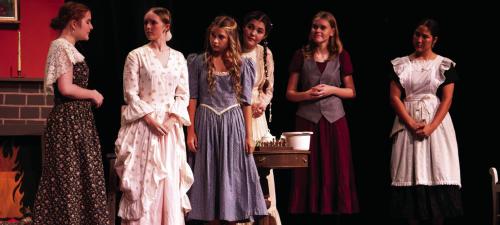 Left to right, Molly Hudson, Sarita Kinsey, Brinley Freedman, Carolina Lira, Eden Nichols and Anabella Delarosa.