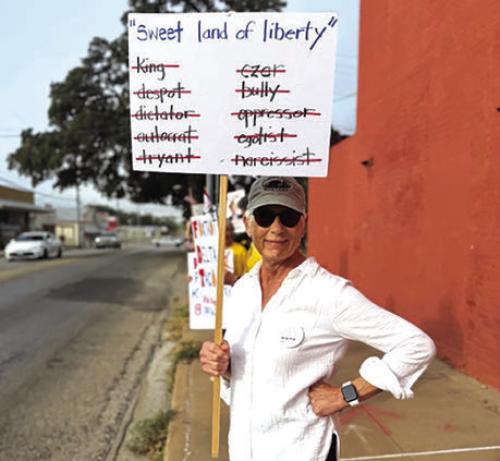 No Kings Protest Held in Downtown La Grange
