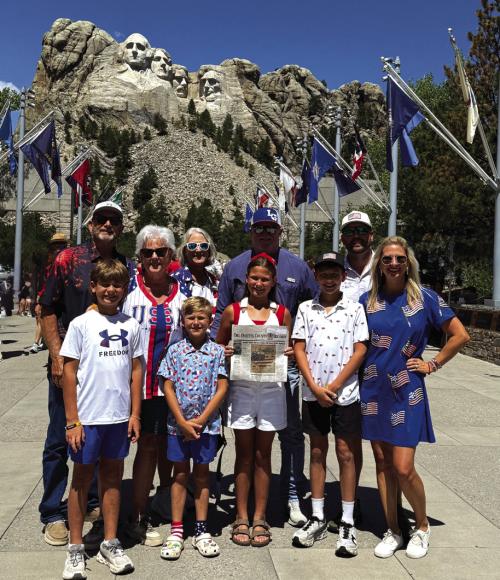 The Record at Mount Rushmore on July 4