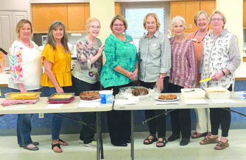 Fayette County Retired Teachers enjoyed a “Recipe Swap and Tasting” on Monday, May 8. Pictured are Lisa Slinkard, Melanie Mica, Karen Fitch, Sabina Rotter, Linda Oltmann, Carol Streitt, Chris Morrison, and Kim Joost. Not pictured are Jeanne Wetjen and Donna Burton.