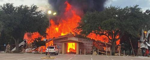 Gas Explosion, Fire Destroys Hostyn Church