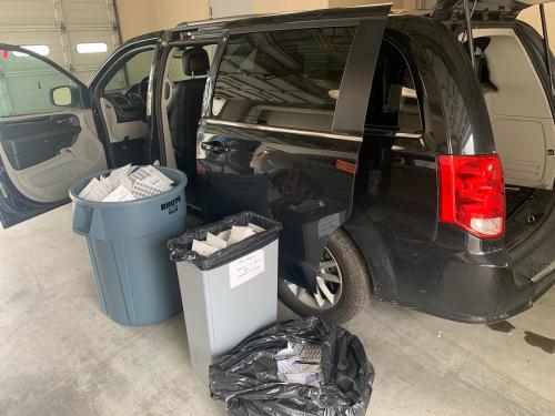 The Sheriff's Office provided this image of the vehicle involved in the pursuit that ended in Ellinger early Monday morning, June1.