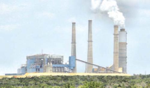 The Fayette Power Project coal plant outside La Grange.