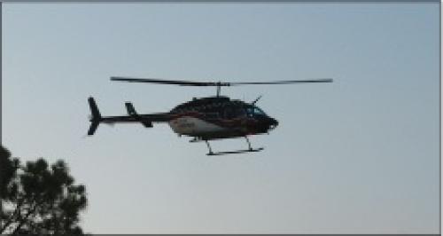 Game-Ball Delivery by Helicopter