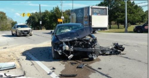 Traffic Flagger Causes Accident