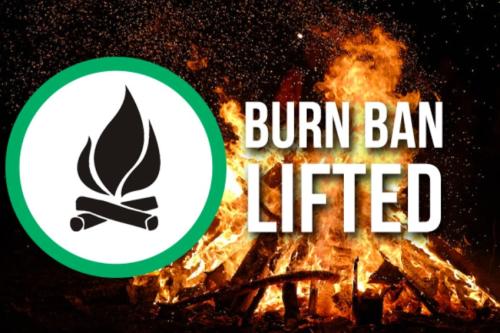 Fayette County's burn ban lifted for now.