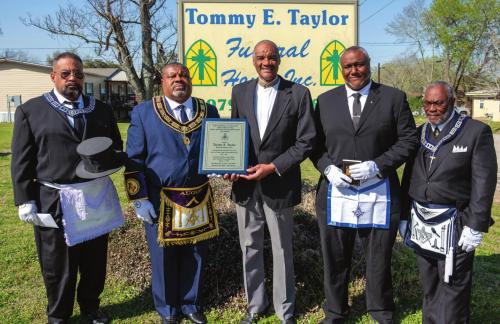 Taylor Honored for His Role in Helping People Rest in Peace