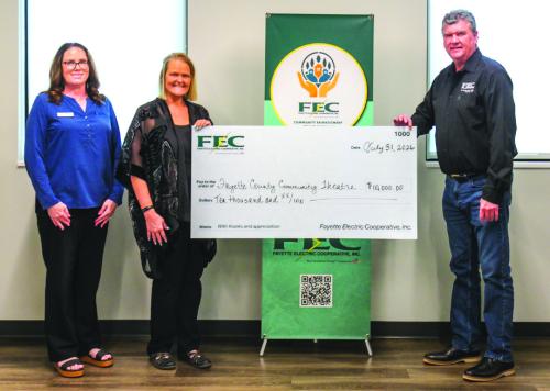 ayette EC Grant Supports Permanent Home for Fayette County Community Theatre