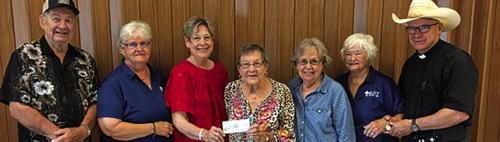 St. Anne’s Society Donates to Fayetteville Senior Citizens