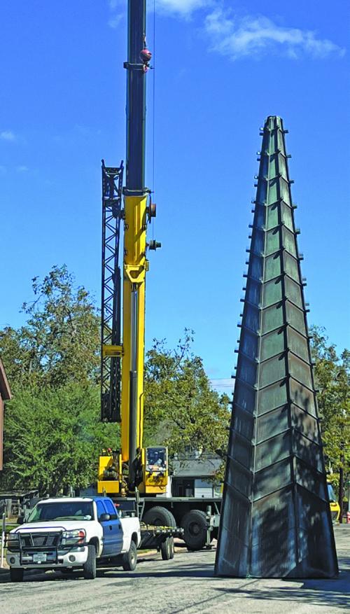 Steeple Removed for Work