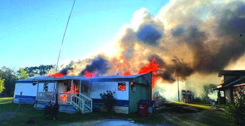 Two families in West Point lost nearly all of their belongings and their homes in a fire Friday afternoon, Nov. 15.