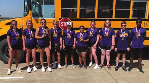 La Grange JV Tennis Competes in Waller