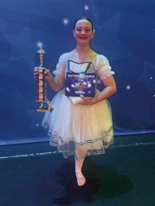 The local soloists from On Pointe Studio in Schulenburg who competed June 22-28 in Dallas/Fort Worth brought back a lot of hardware.